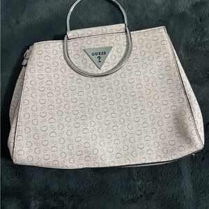 Guess Pink Tote Bag with Elegant Design